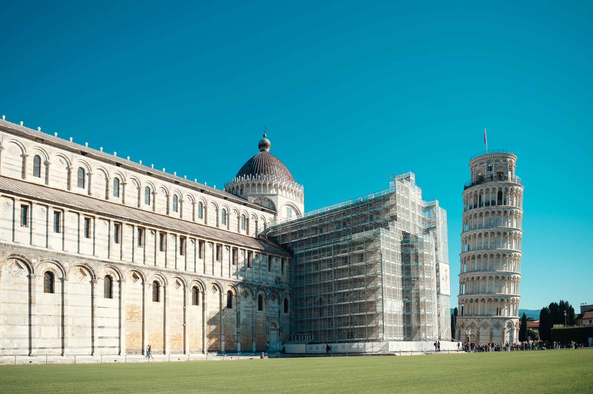 Ceļojums uz Toskānu Itālijas ieskandināt vasaru